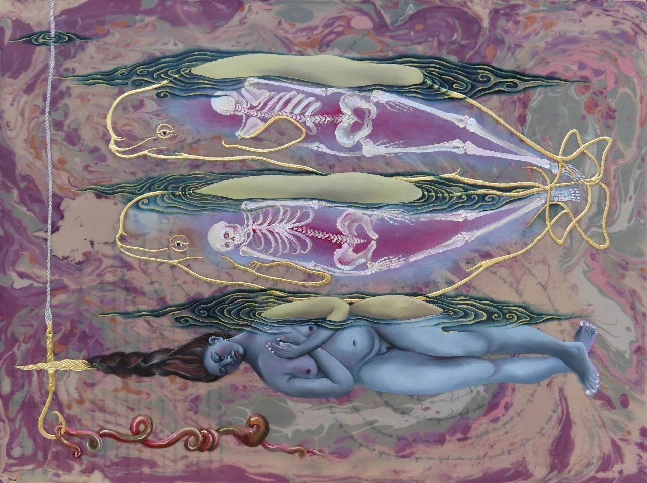 Sahana Ramakrishnan’s painting The People Under The Sea