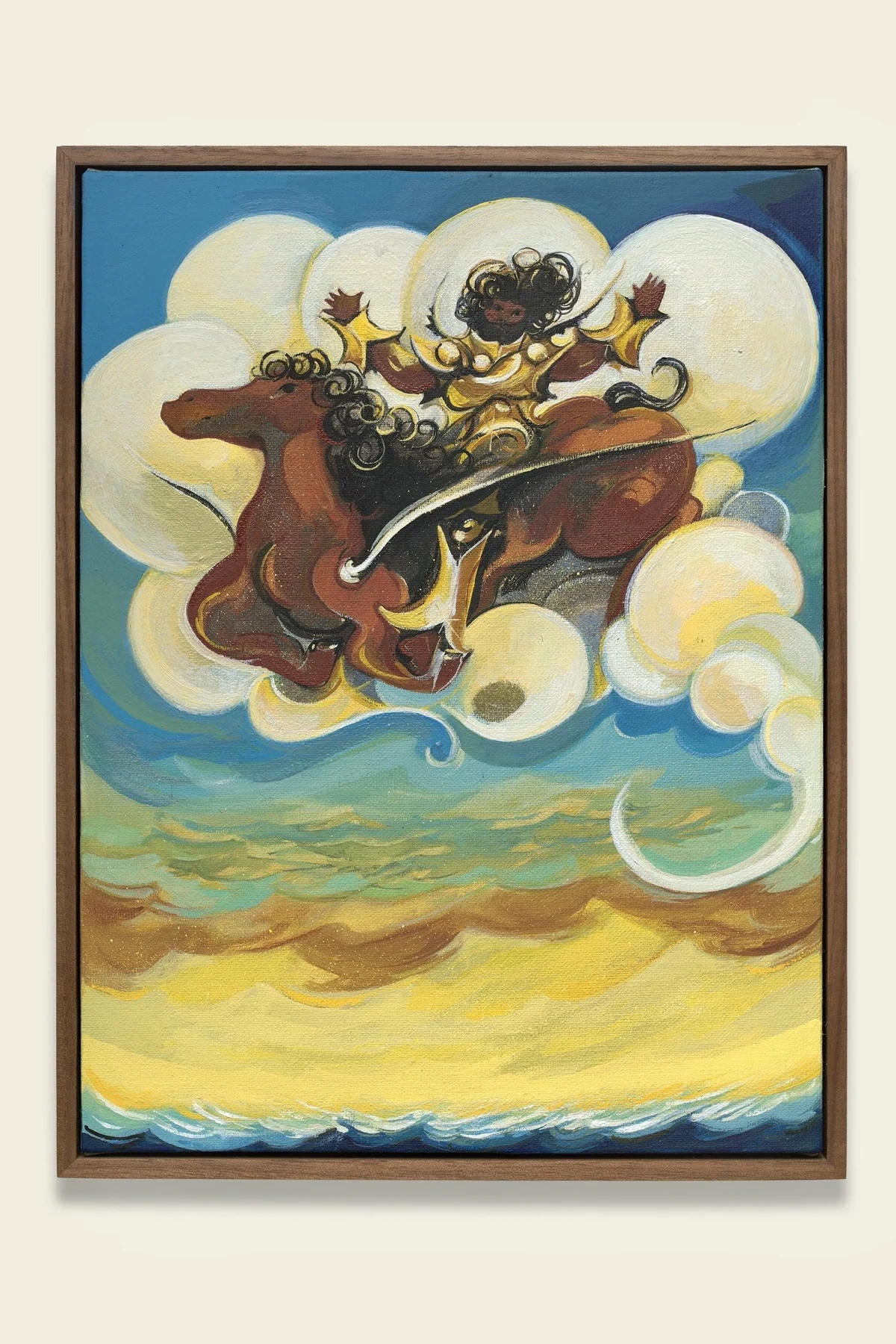Asif Hoque’s painting Up Up And Away