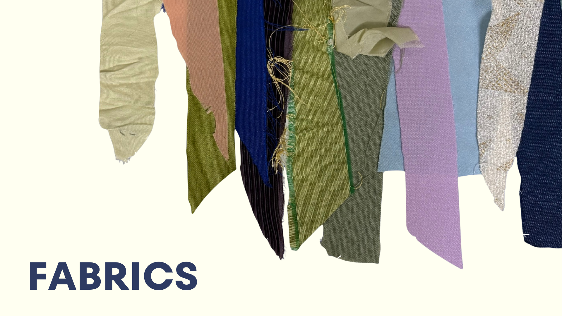 NEVER SUBTLE: Fabric direction